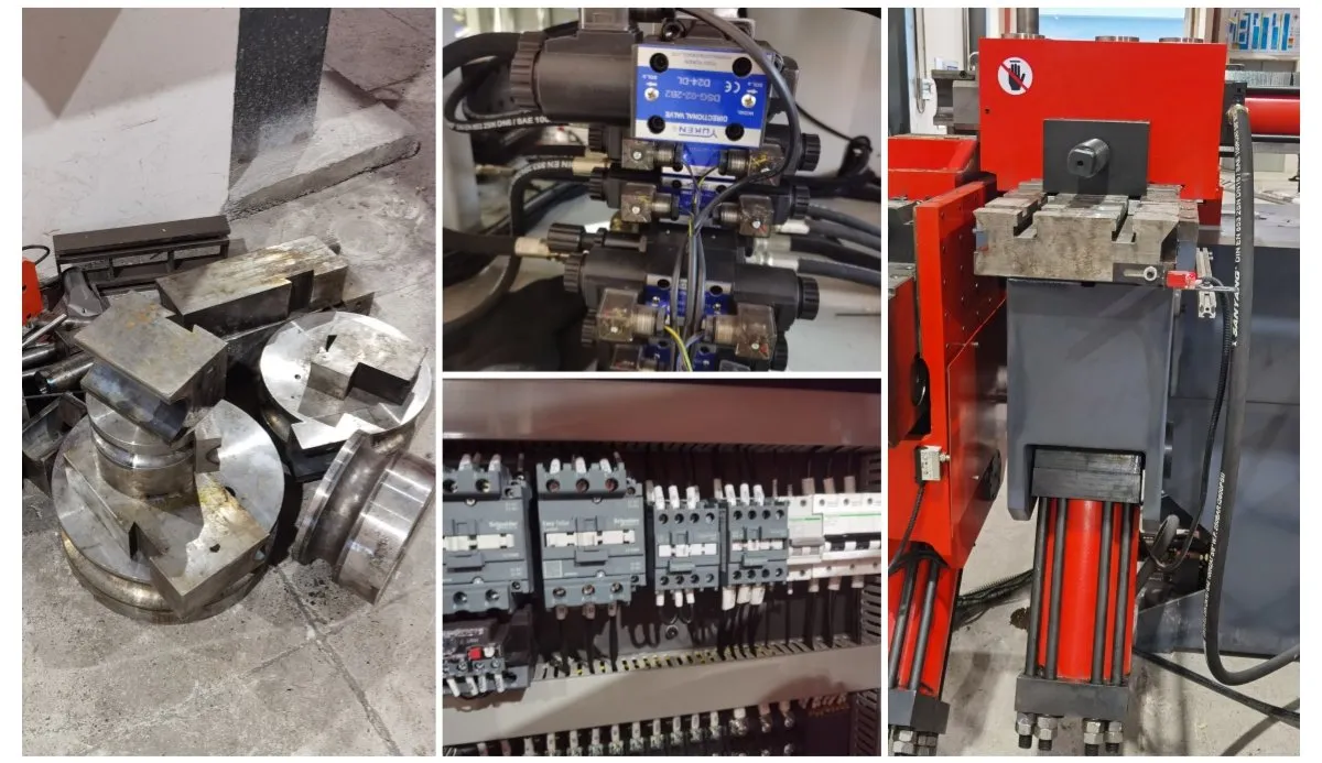 Detalle técnico de flexión