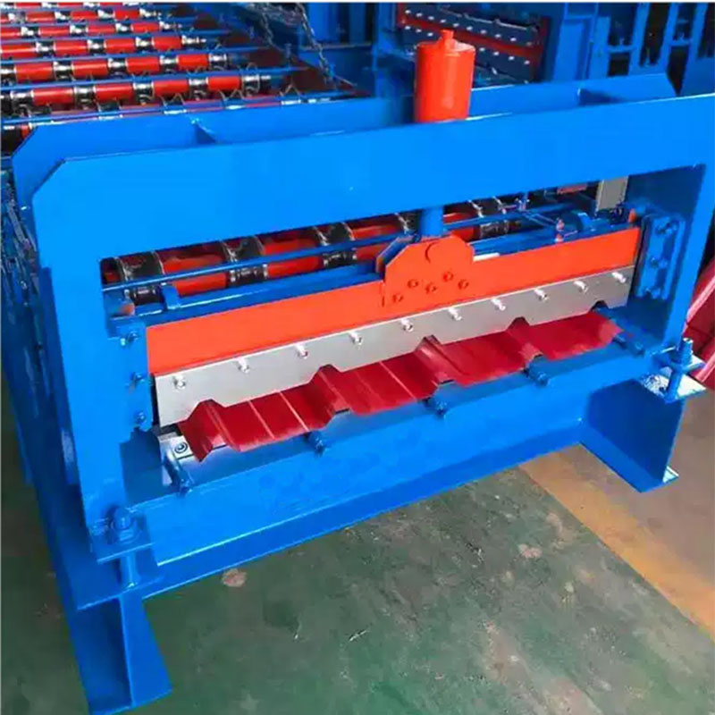 Máquina de fabricación de tejas metálicas de color en forma de IBR para techos de una sola capa, maquinaria de conformado en frío corrugado