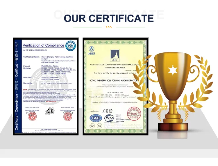 Certificaciones oficiales del equipo