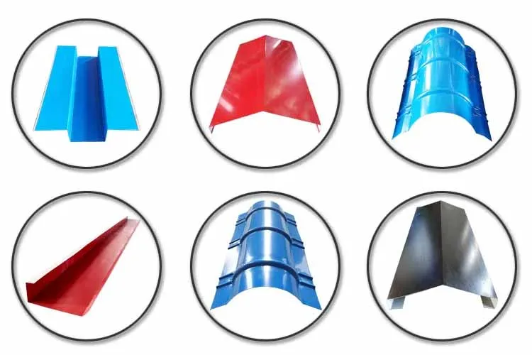 Máquina de conformado de rollos para tapajuntas de acero PPGI para techos