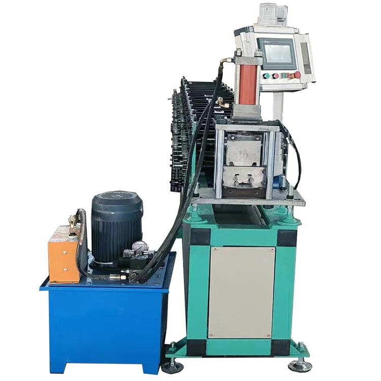 Máquina de formación de puertas de persiana de zinc, fresadora automática de persianas de acero
