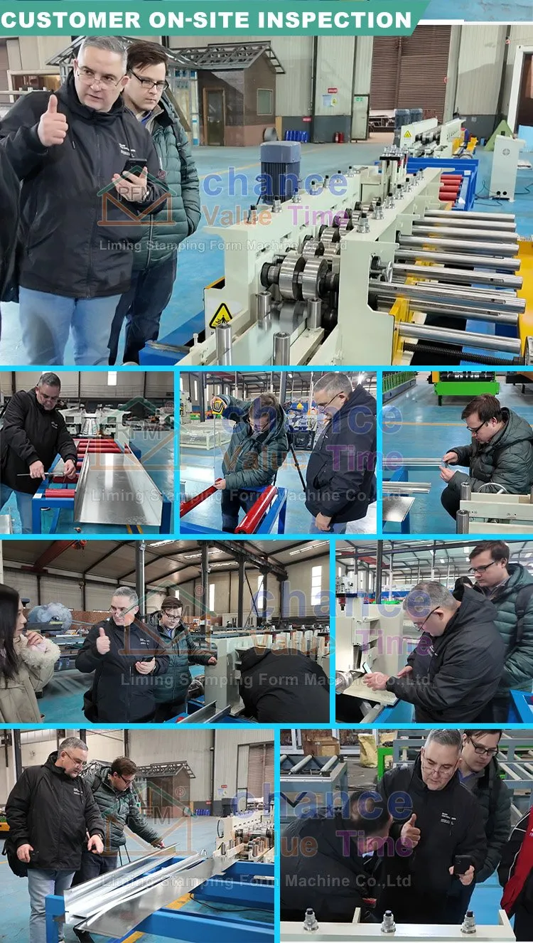 Máquina de fabricación de bandejas de cable perforadas de tipo ajustable y cambiable automático con formación en frío y punzonado