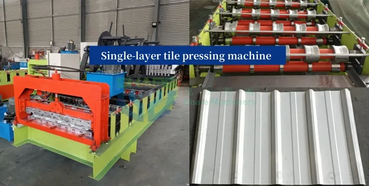 Línea de producción de máquina formadora de rollos para tejas metálicas tipo IBR