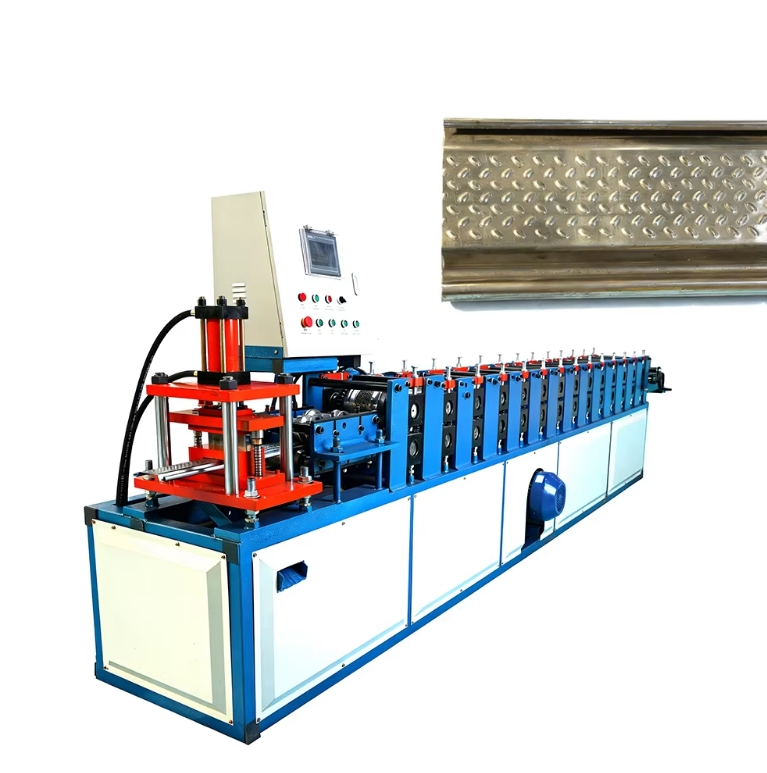Línea de producción de perfil de puerta enrollable de garaje fabricada en China para máquina de conformado en frío