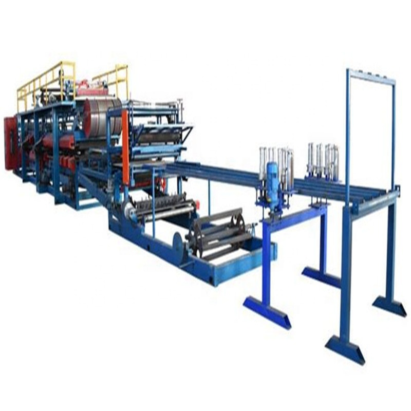 Máquina de formación de paneles sándwich de lana de roca para techo y pared, producción de baldosas de metal doble para suelo, fabricación de canalones