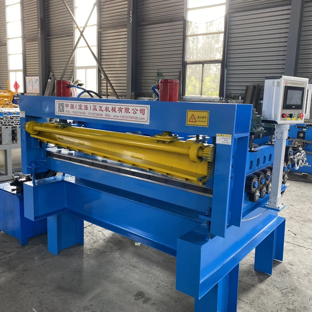 Estructura de Perfil de acero metálico Suelo baldosas hacer chapa de techo Máquina formadora de rodillos de techo de pared de placa de panel