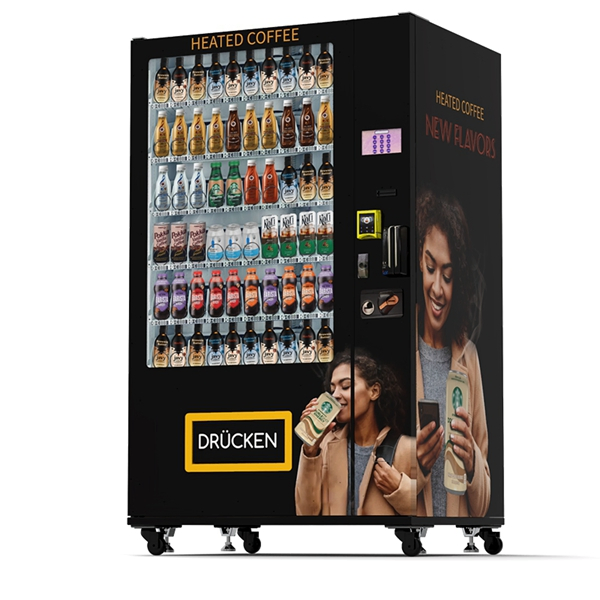 Máquina expendedora personalizada 24h de autoservicio para calefacción y refrigeración en interiores y exteriores, snacks y bebidas en invierno
