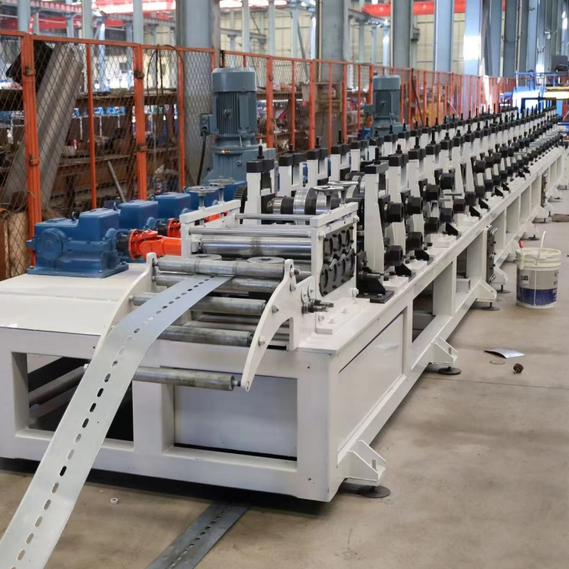 Máquina de soporte de paneles solares, máquina de conformado en frío para marcos de soporte fotovoltaico