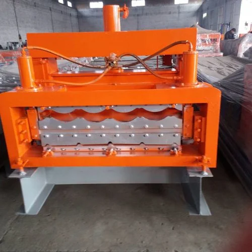 Tejas de cumbrera Materiales de construcción Maquinaria Máquina de conformado de rollos de cumbrera de metal
