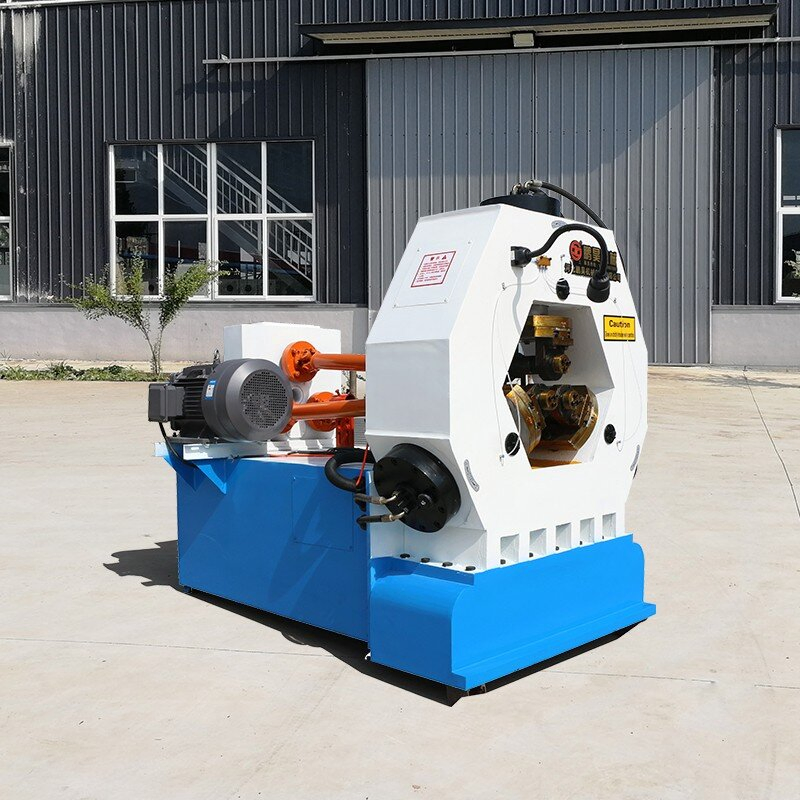 Máquina de fabricación de clavos para rieles de ferrocarril, máquina de roscado de tubos de acero