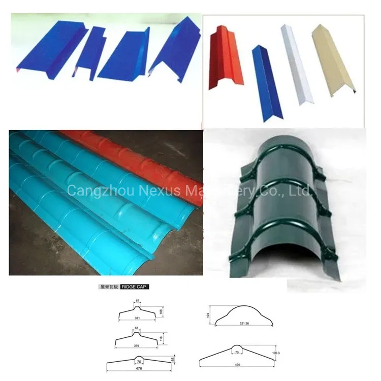 Máquina de conformado en frío Steel Ridge para la fabricación de láminas de techo de metal