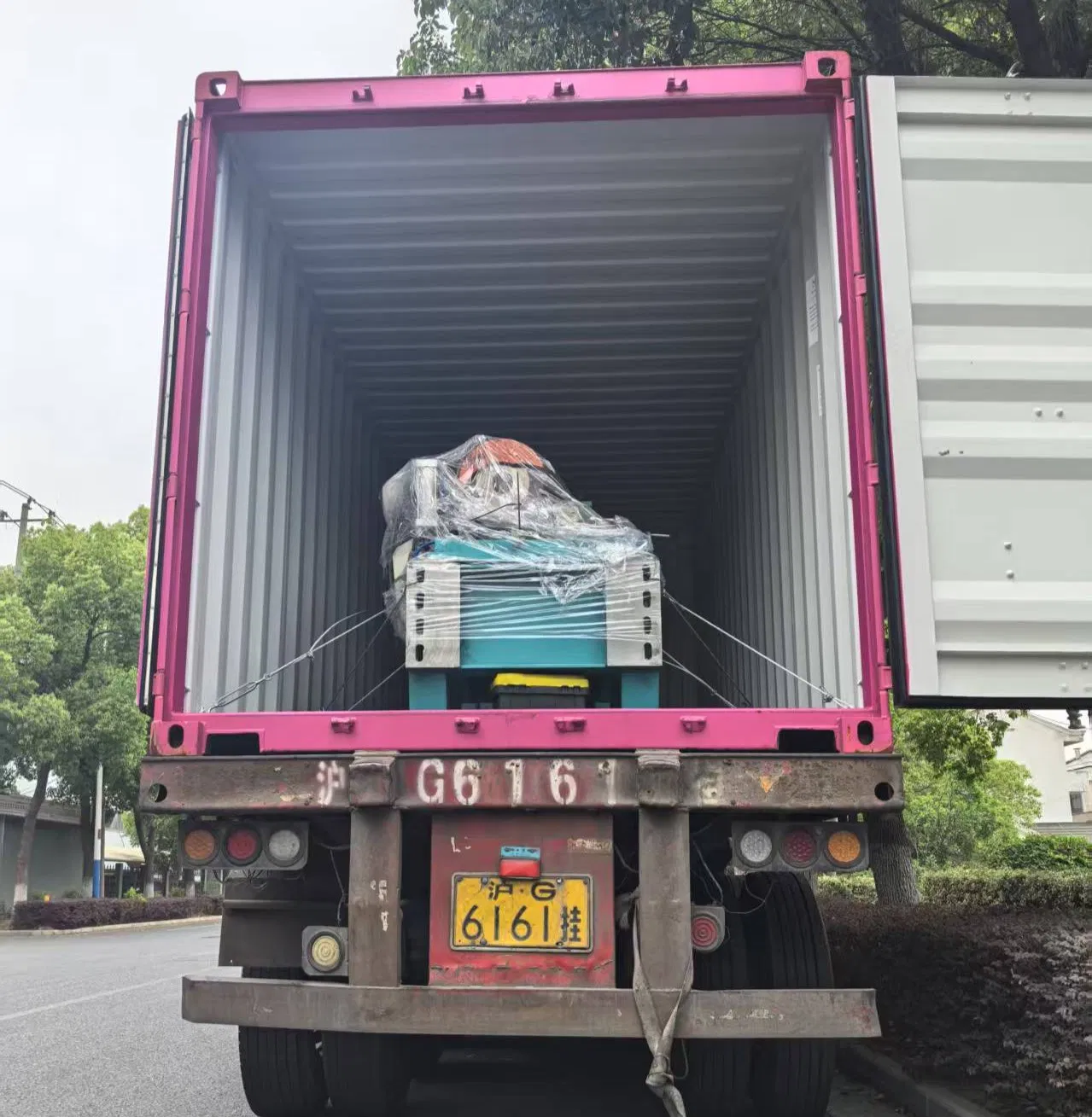 Fijación de la máquina para exportación