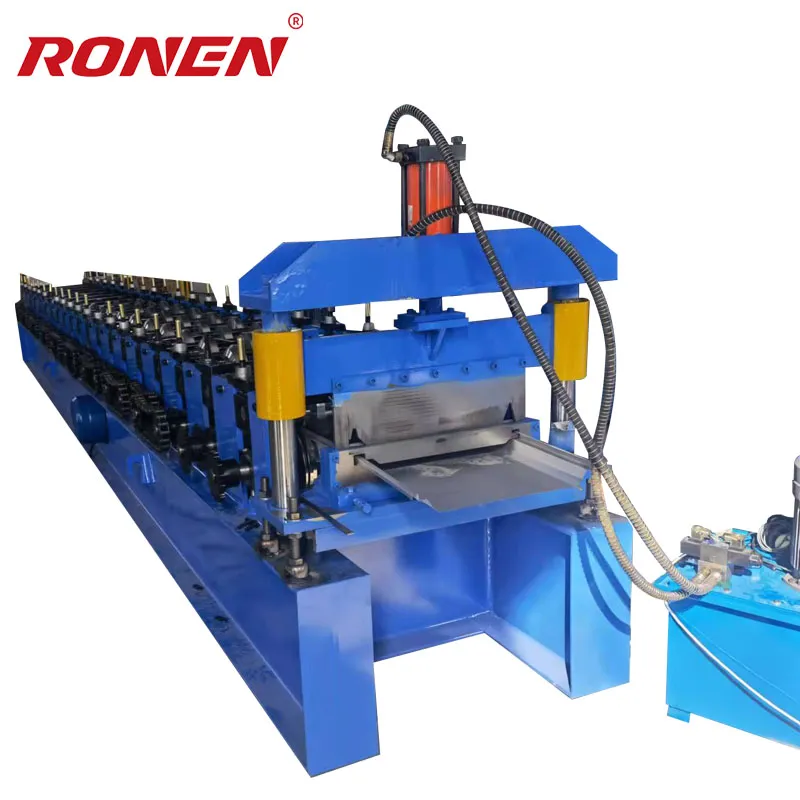 Máquina de formación de rollos para techos de chapa corrugada de metal de borde de azulejos vidriados