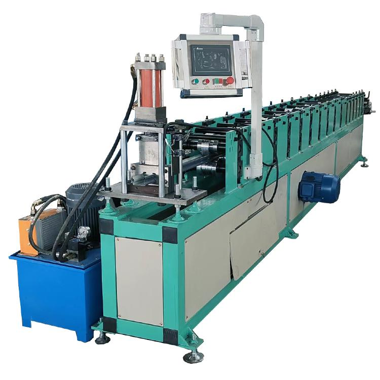 Máquina de formación de puertas de persiana de zinc, fresadora automática de persianas de acero