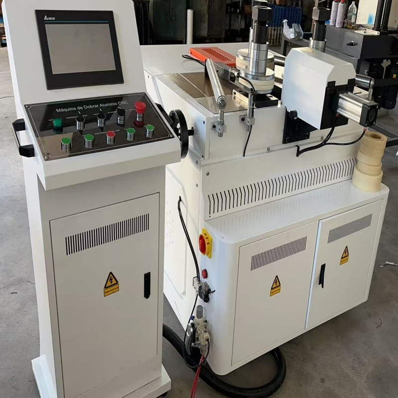 Máquinas de Doblado y Rodado CNC de Acero Inoxidable para Puertas y Ventanas de Perfil de Aluminio Automáticas 3-Axis