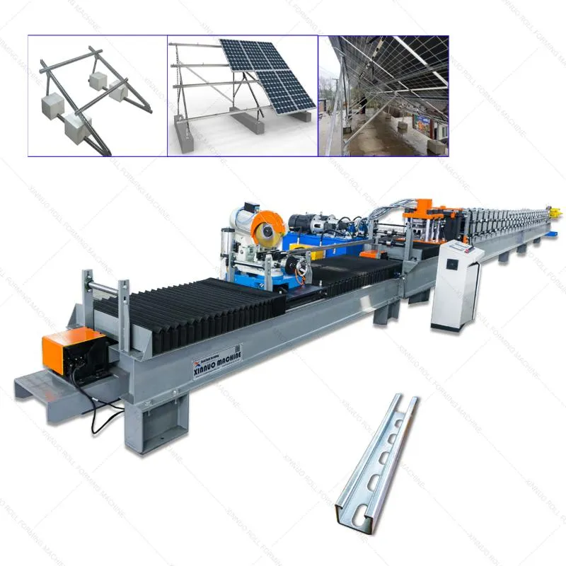 Máquina de conformado en frío de alta calidad utilizada para fabricar soportes de estructuras fotovoltaicas de paneles de energía solar