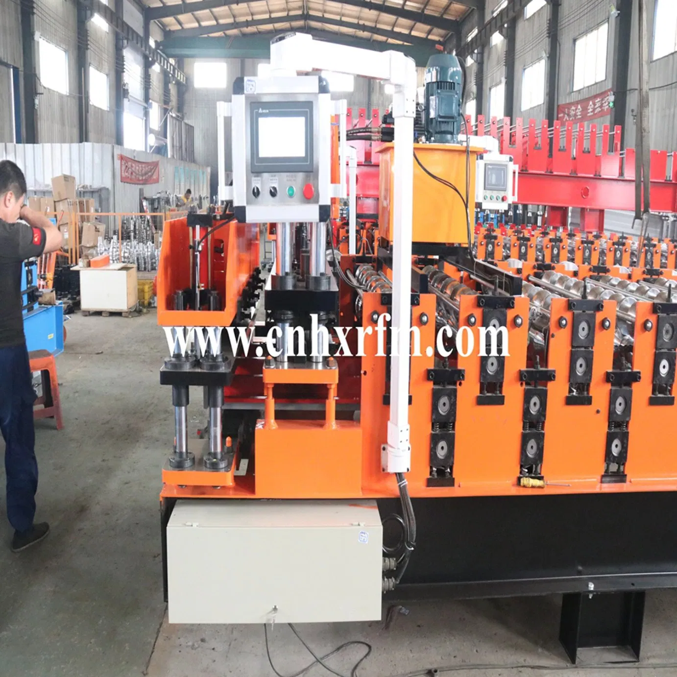 Máquina de Fabricación de Perfilado de Láminas de Techo de Acero Galvanizado de Aluminio Zinc Totalmente Automatizada PV4