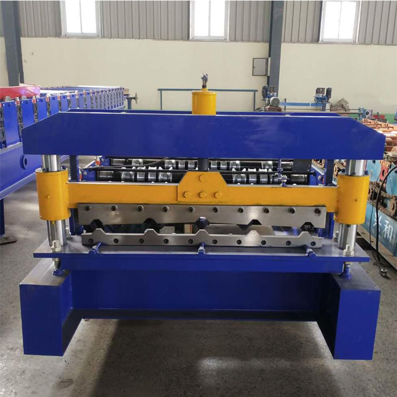 Máquina de fabricación de tejas metálicas de color en forma de IBR para techos de una sola capa, maquinaria de conformado en frío corrugado
