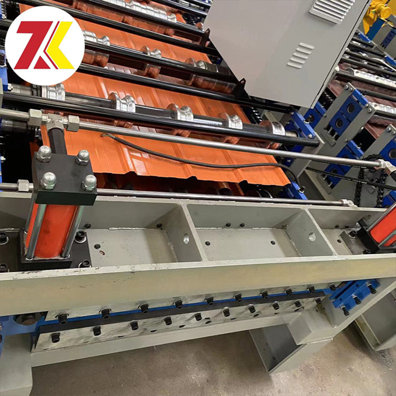 Panel de Techo Zhongke 1000 Omán 380V 8kw Máquina de Formado de Rollos de Hoja para Material de Construcción de Casas y Fábricas