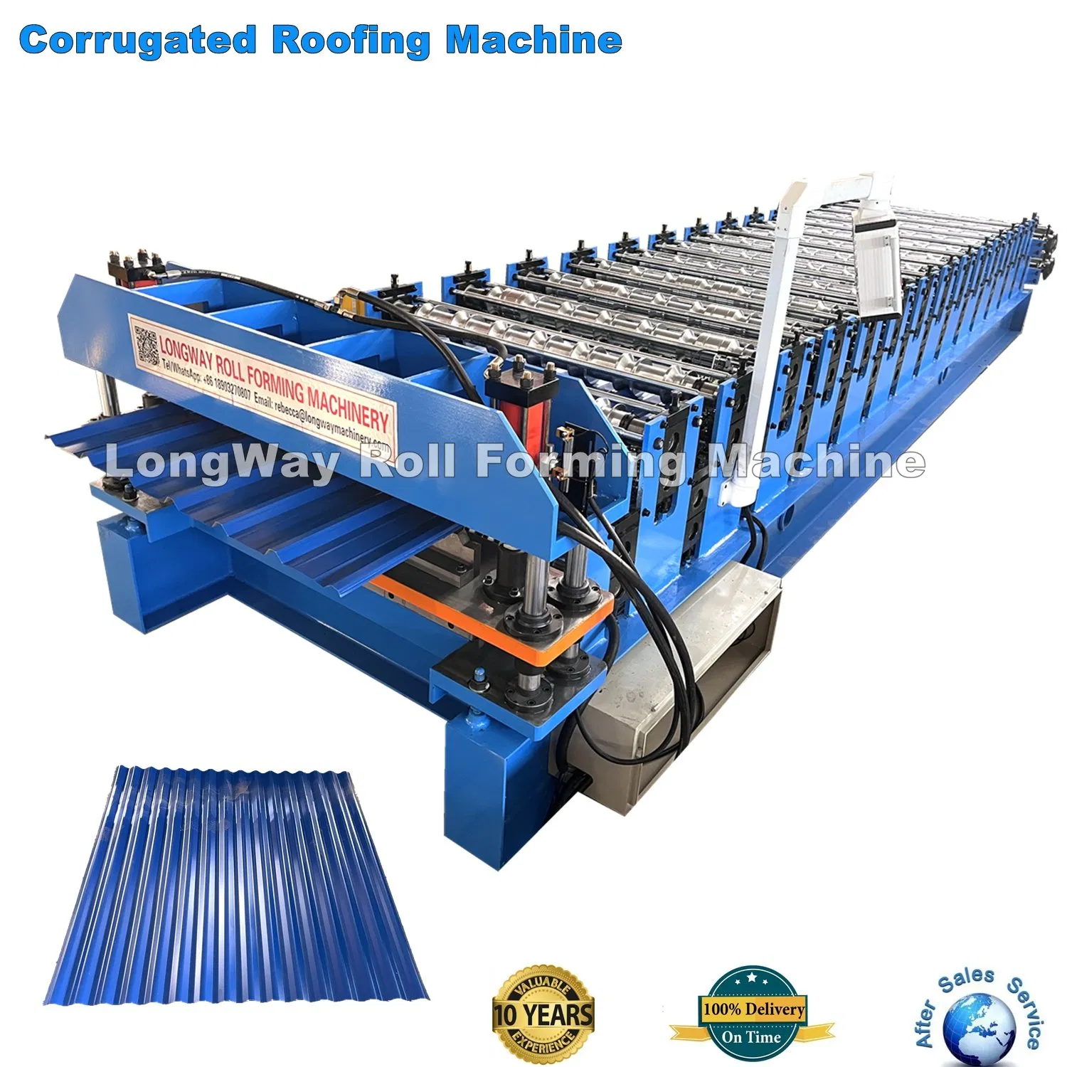 Máquina de fabricación de paneles de techo corrugados trapezoidales de acero color galvanizado de aluminio de doble capa mediante conformado en frío