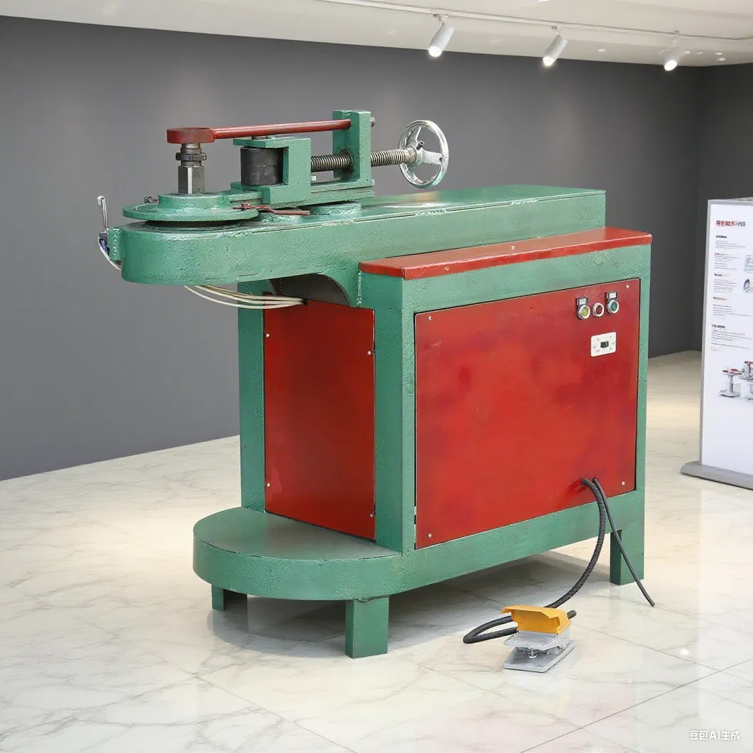 Máquina de doblado de tubos hidráulica con volante para doblado de tubos de barrera de tráfico