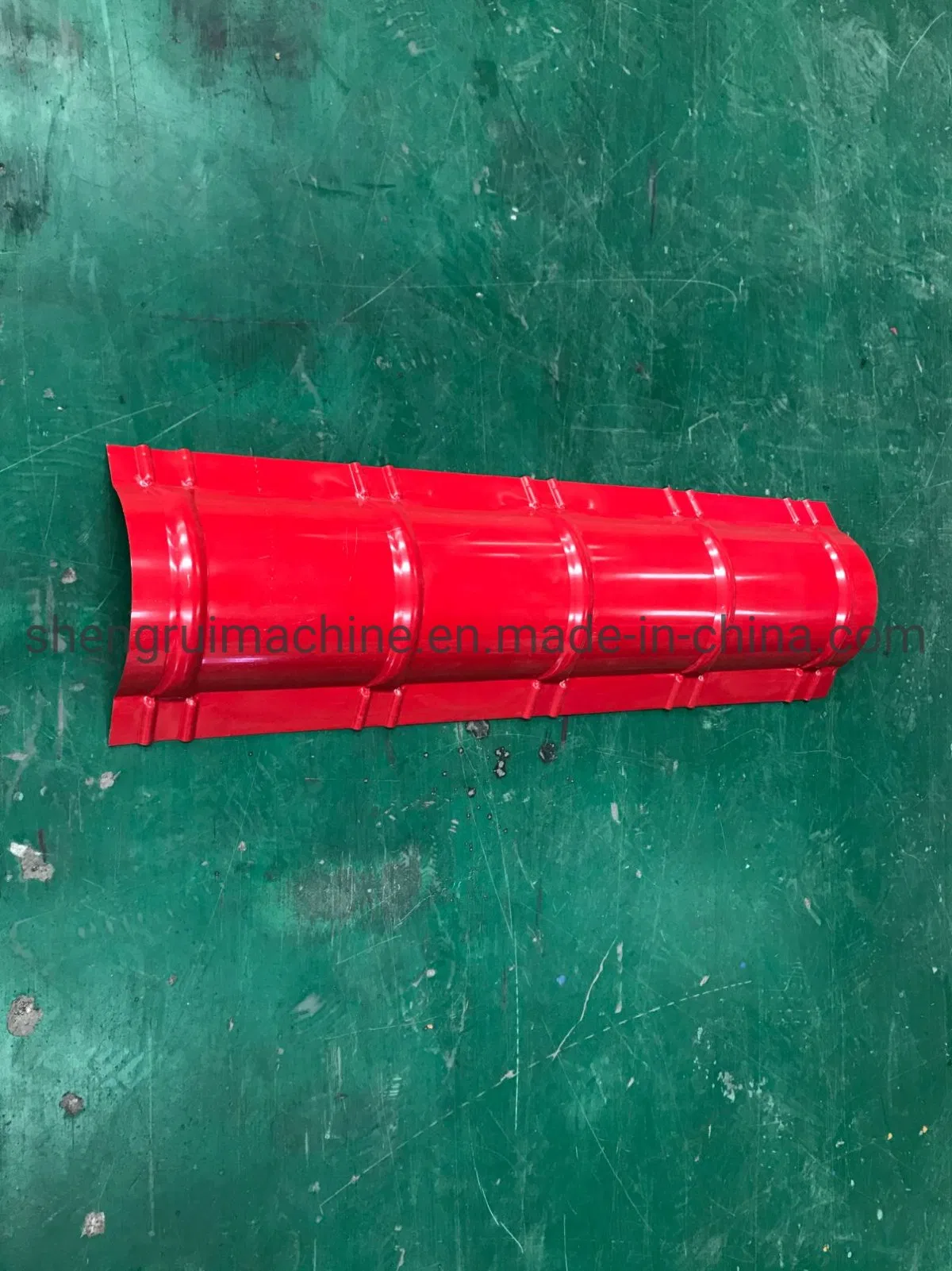 Máquina de conformado de paneles de techo de teja de cresta de rodillo de aluminio galvanizado
