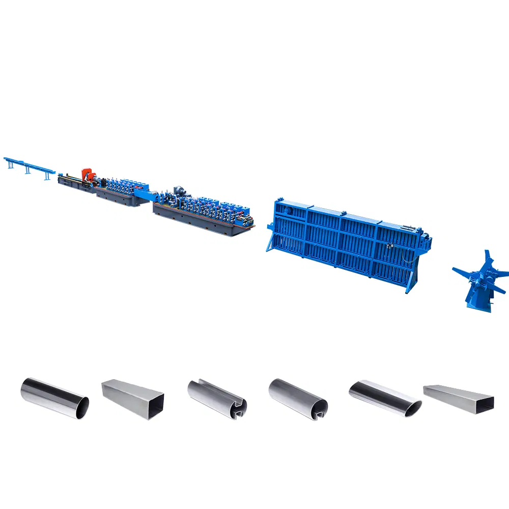 Diámetro de Tubo 8-32mm Máquina de Formación / Soldadura de Tubos de Alta Frecuencia para Barandillas Línea de Fabricación de Tubos