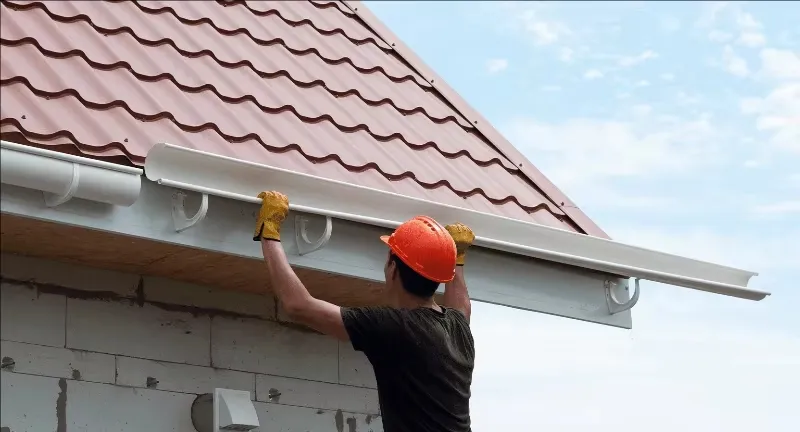 Uso en construcción formadora de canalones