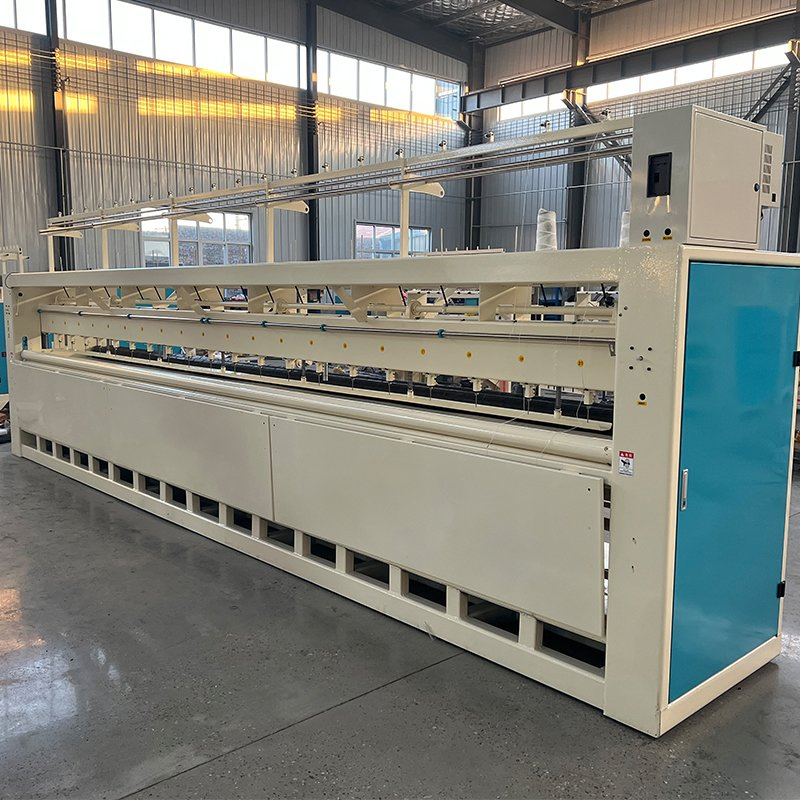 Máquina de coser cortina enrollable ignífuga automática para puertas