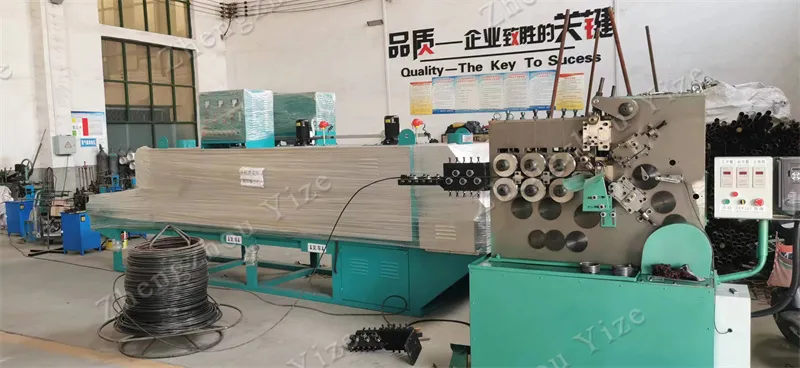 Máquina de fabricación de bobinas de resorte para puerta de garaje de portón industrial de diámetro 10 mm