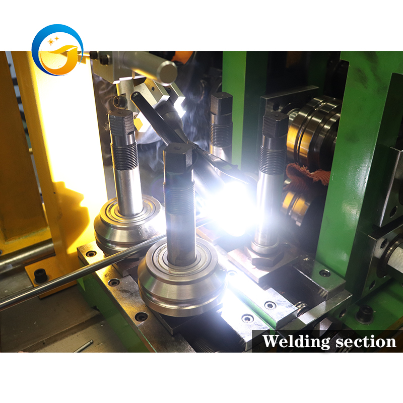 Máquina para fabricar muebles y tubos de barandilla, máquina de soldadura de tubos de acero inoxidable, acero al carbono y acero dulce
