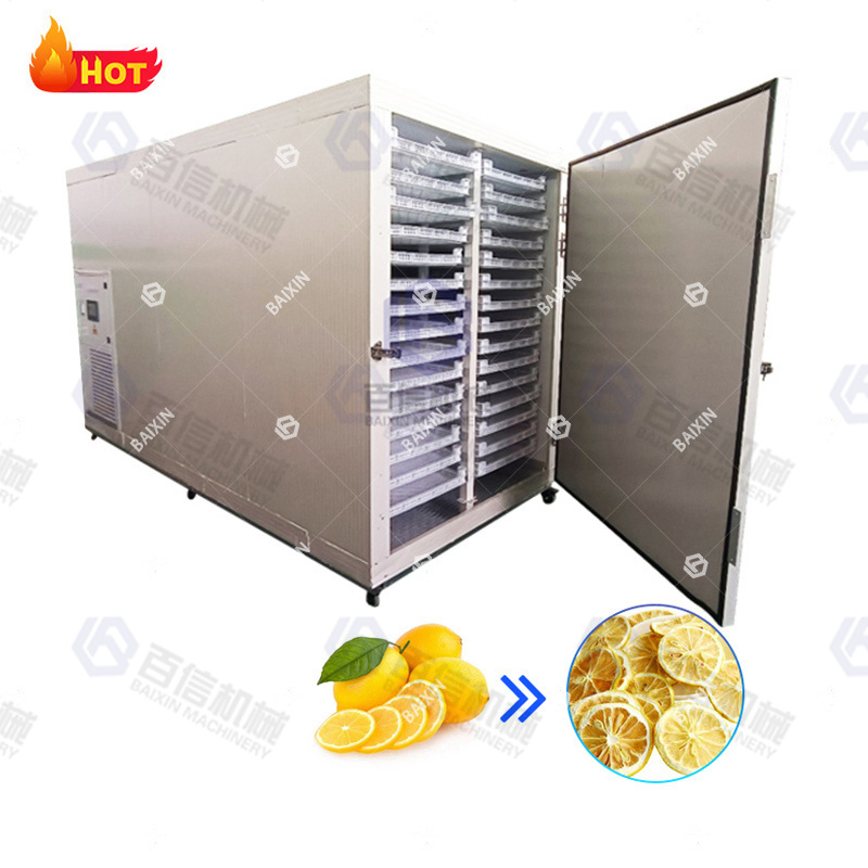 600 Capacidad de kg por lote de máquina de secado de frutas para secar limón, naranja y mango