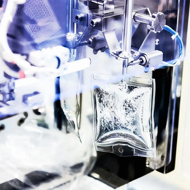 Planta de fabricación de infusiones intravenosas inteligentes con máquina de llenado de bolsas suaves de PVC