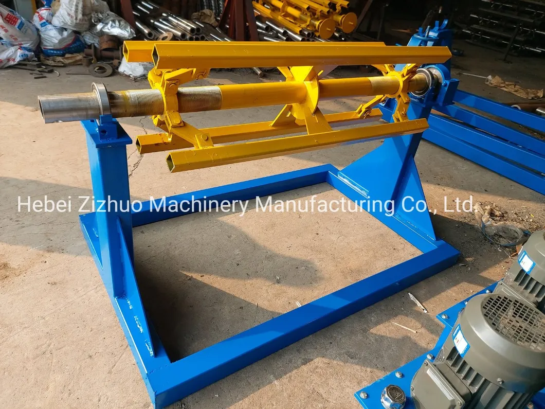 Máquina de formación en frío para hacer tejas de metal galvanizado de doble capa de acero PV4-Ondulado con perfil de caja para techos en Chile