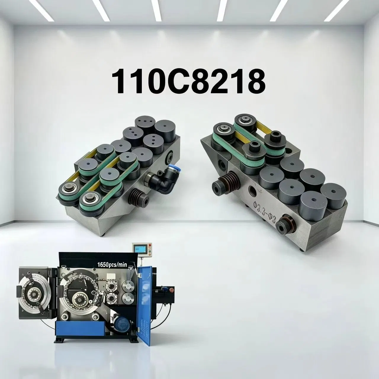 Entrega Rápida Riel de Alimentación de Dados para Máquina de Fabricación de Clavos Enkotec 110c8218