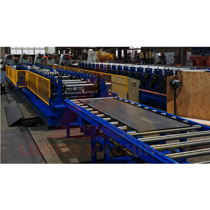Máquina de Cable Automática de Múltiples Especificaciones C100 - C500 Máquina de Bandeja de Cable para Fabricación de Escaleras, Máquina de Formado en Frío con Perforación
