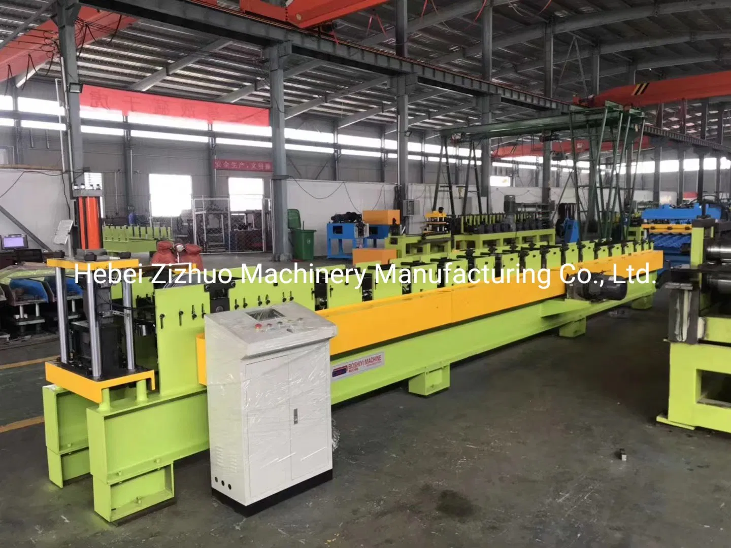 Máquina de fabricación de bajantes Máquina de tubería de desagüe Máquina de canalón de acero Línea de conformado en frío de canalones de acero Formadora de rollos de bajantes de acero