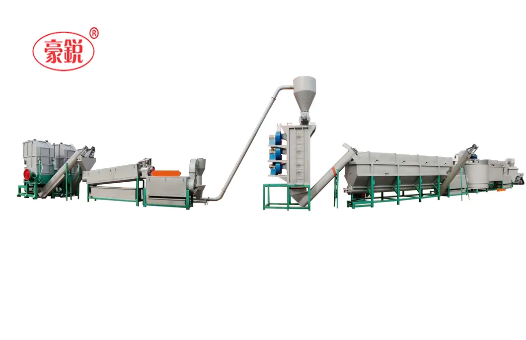 3000kg/H Línea de trituración y lavado de botellas de plástico Máquina de reciclaje de botellas de PET