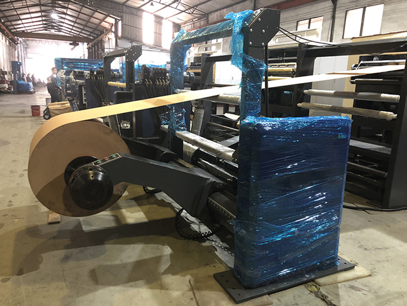 Máquina de corte, despiece y corte transversal de papel de embalaje jumbo de doble 1 2 4 rollos a hojas