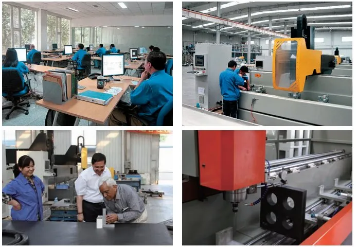Sierra de corte para puerta de garaje, sierra de inglete de doble cabezal CNC, sierra digital para corte de aluminio, máquina de corte a entalla de perfil de aluminio