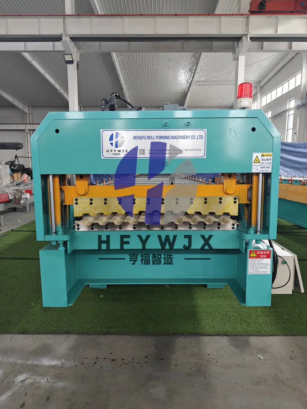 Máquina de formación en frío para paneles de techo tipo teja con perfil de caja de chapa trapezoidal Spandek de fábrica