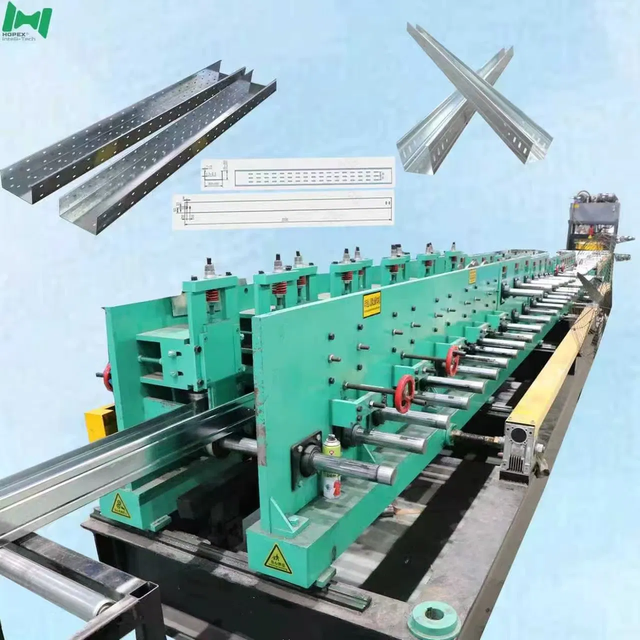 Máquina de Producción de Bandejas de Cable de Grado Industrial para la Fabricación de Soportes y Accesorios de Metal