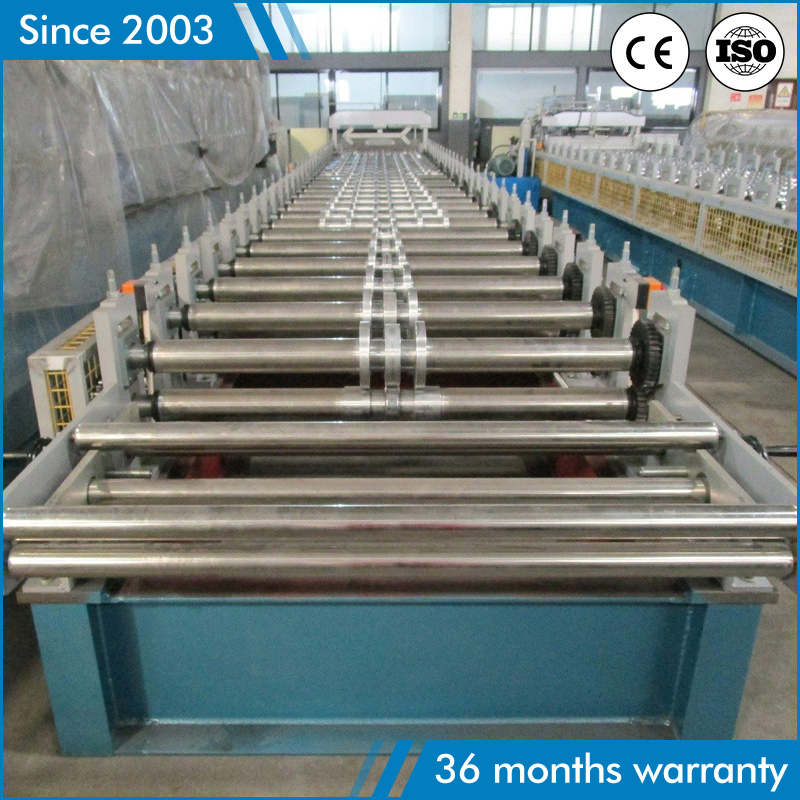36 Meses de garantía panel de chapa de acero galvanizado trapezoidal para pared techo máquina de formación de perfil de techado