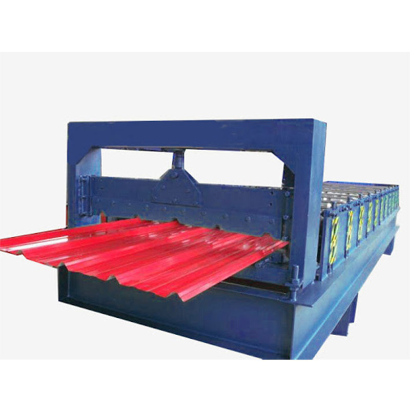 Máquina de fabricación de tejas metálicas de color en forma de IBR para techos de una sola capa, maquinaria de conformado en frío corrugado