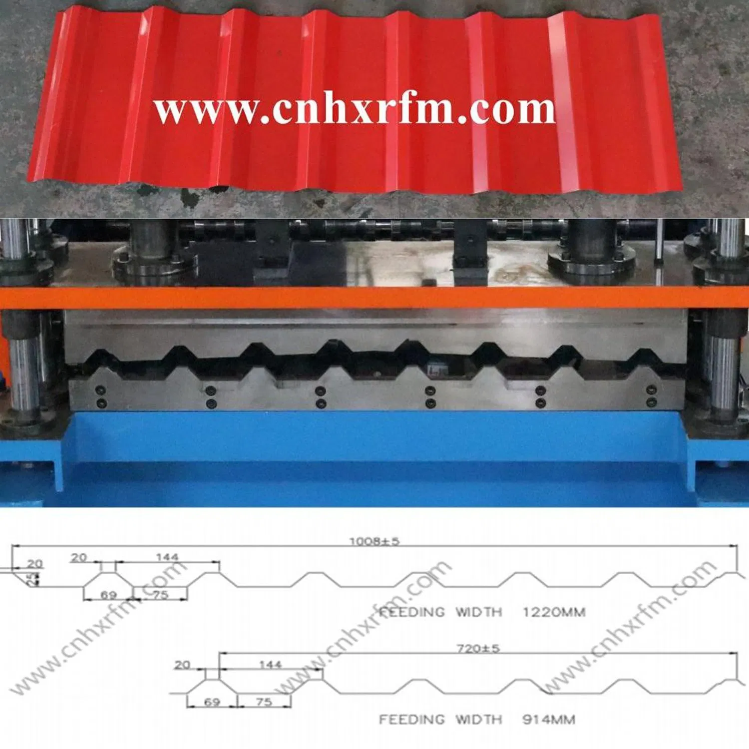 Máquina de Fabricación Personalizada de Materiales de Construcción 1008 Máquina Formadora de Rollos de Tejas de Hierro Metálico Trapezoidal de Zinc Maquina Para Hacer