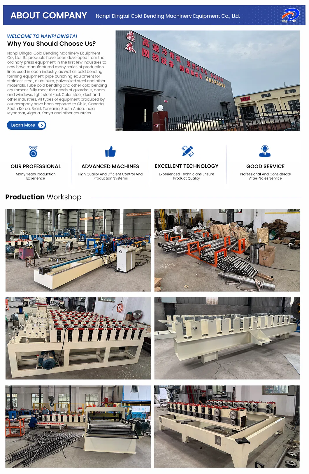 Fábrica de máquinas de conformado de rodillos