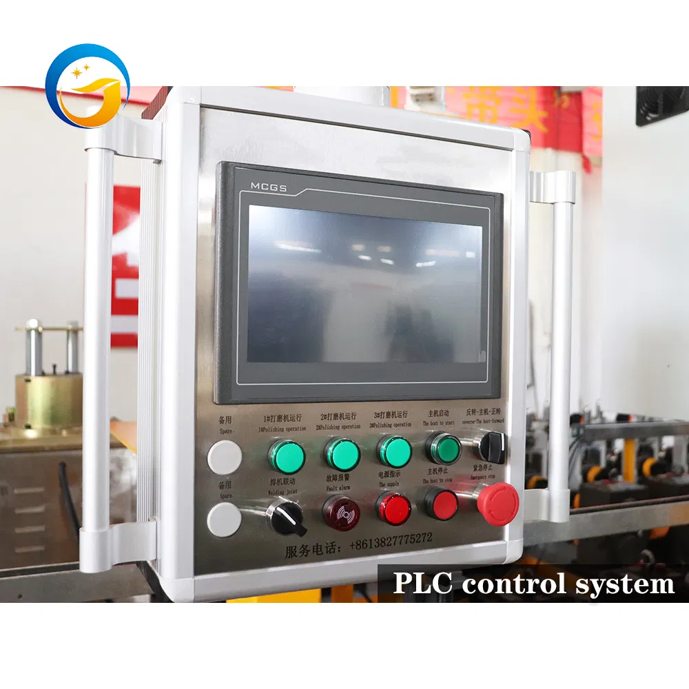 Máquina de fabricación de tubos, línea de producción de perfiles de acero, pequeño molino de tubos soldados, máquina de soldadura de barandillas de metal inoxidable, formación de tubos de barandilla