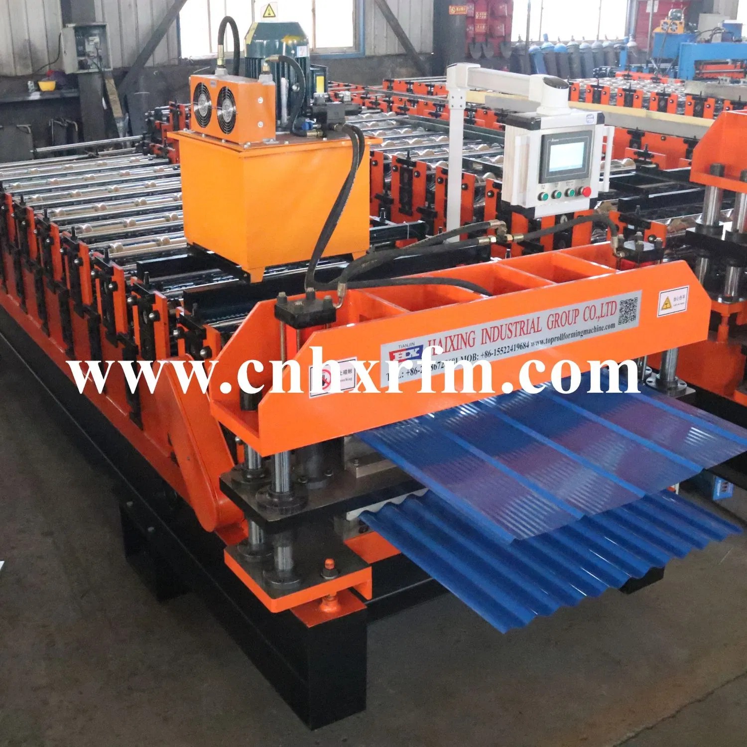 Máquina Automática de Formación en Frío de Doble Capa de Tejas Trapezoidales de Cartón Máquina para Hacer Calaminas 5V