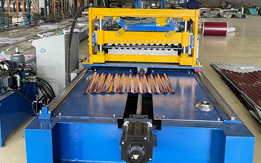 Máquina de formación de rodillos corrugados