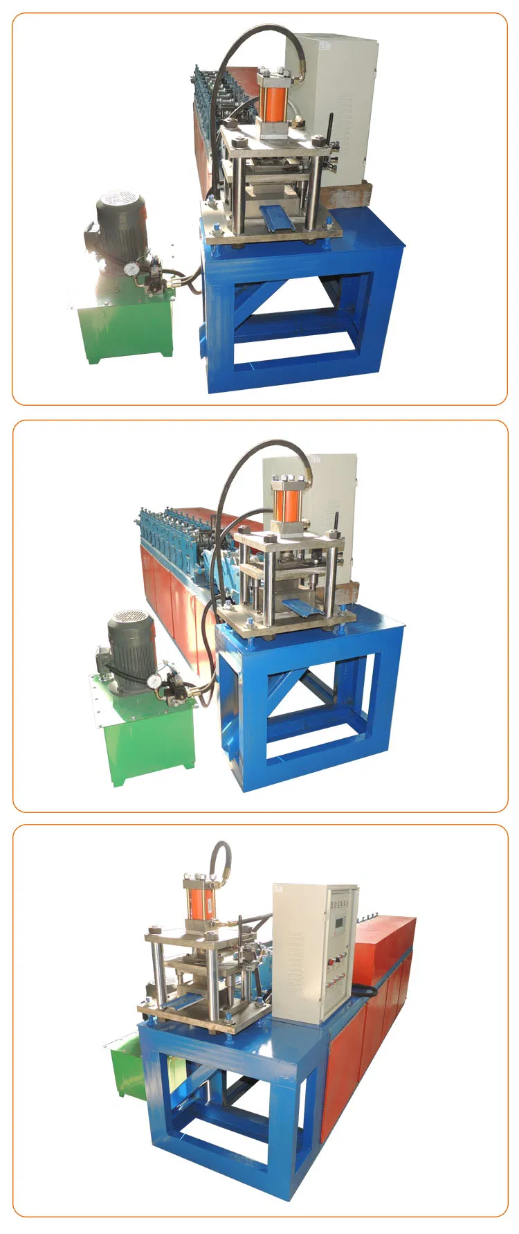 Máquina de fabricación de puertas enrollables, máquina de conformado en frío de lamas, máquina de conformado de puertas de garaje enrollables